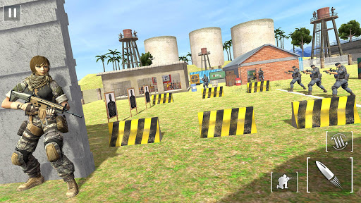 Android application Fps Army girl Commando Mission screenshort