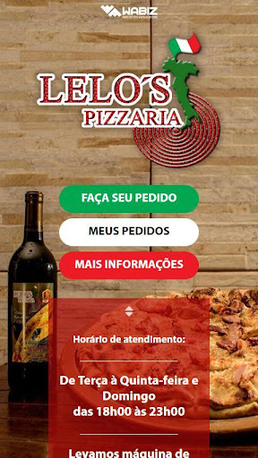 Android application Lelos Pizzaria screenshort