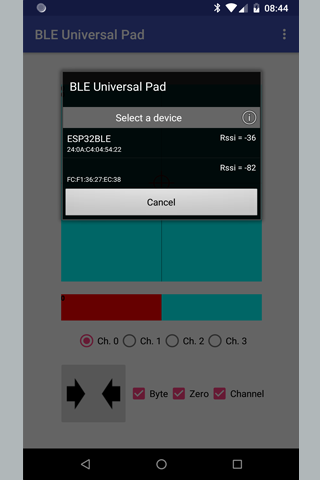 BLE Universal Pad Screen 2