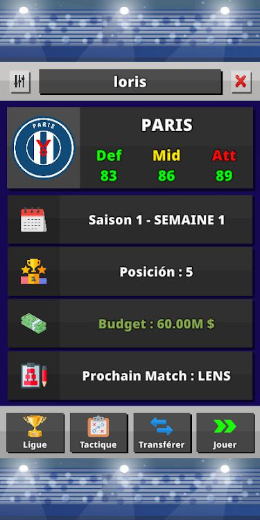 Jeu De La Ligue 1 Française - .1 - (Android)