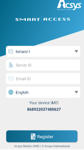 iAMS Mobile Screen 2