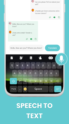 Android application English Arabic Voice Typing KB screenshort