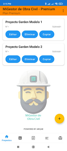 MiGestor de Obra Civil- Costos