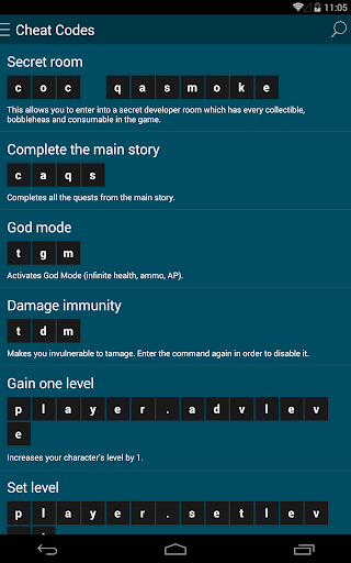 Cheat Codes for a Post-Apocalyptic Game