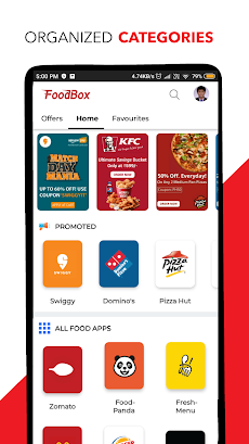 All in One Food Delivery App |のおすすめ画像2