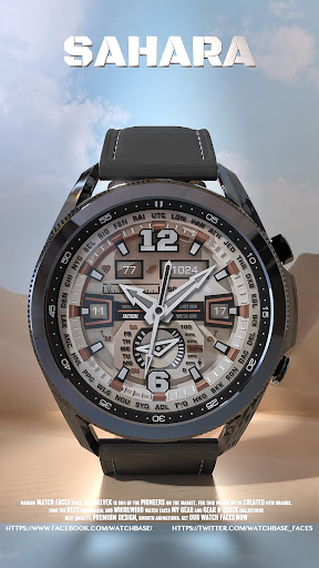 WatchBase. Tactical Watch face Screen 2
