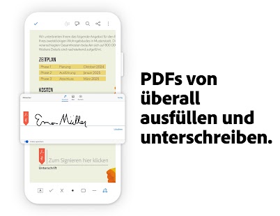 Adobe Acrobat Reader für PDF Screenshot
