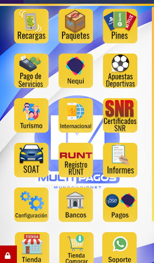 Pagos Multipagos App Screen 3