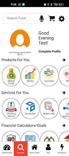 Android application BARAI WEALTH screenshort