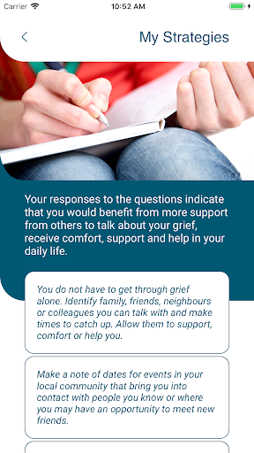 MyGrief Screen 3