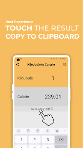 KiloJoule to Calorie Converter
