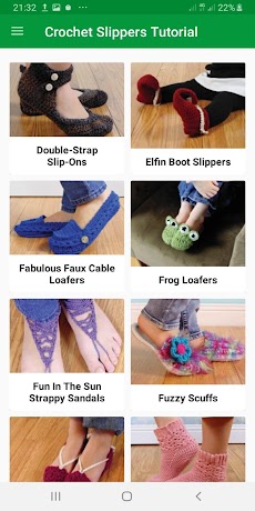 Crochet Slippers Tutorialのおすすめ画像1