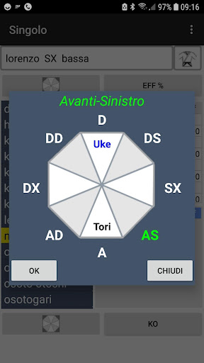 Judo & Match Analysis Screen 3