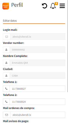 App finance Screen 3