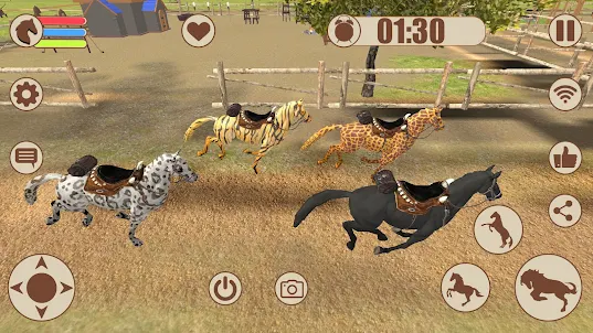 Wild Horse Hunter Simulator 3D