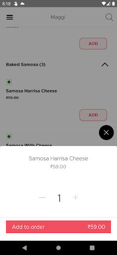 The Hunger Stop Screen 3