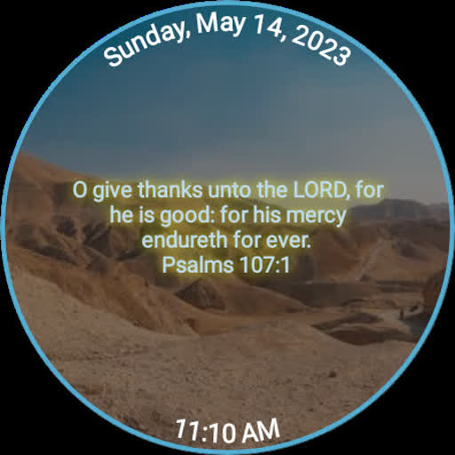 Give Thanks Bible Watch Face 2 Icon