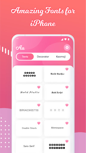 Fonts Keyboard Style Screen 2