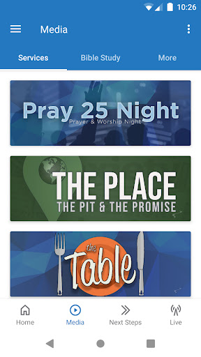 Pathways Church App Screen 2