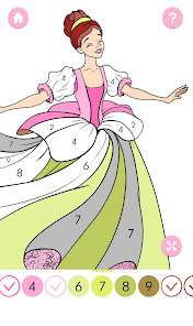 Screenshot 3 Princesas Colorear by Number android
