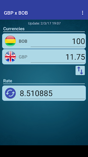 Pound GBP x Bolivian Boliviano Screen 2