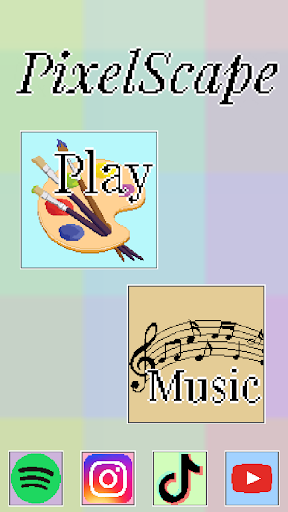 Android application PixelScape screenshort