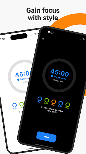 Deep Work Timer: Focus Rings Screen 2