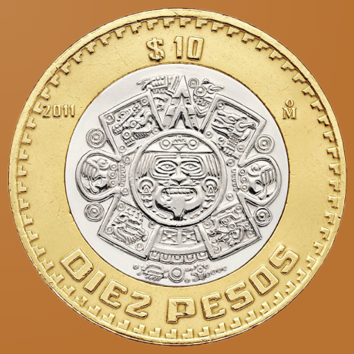 10 Pesos logo