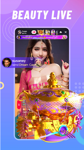Android application Mimi Live - Indian Video Chat screenshort