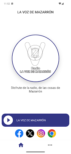 Android application Radio La Voz de Mazarrón screenshort