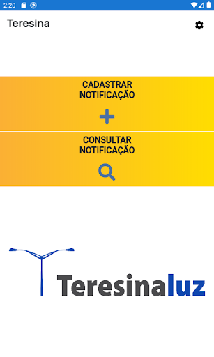 Android application Teresina Luz screenshort