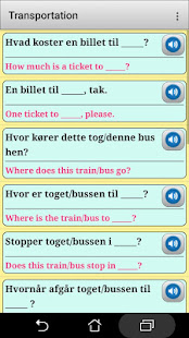 Danish phrasebook and phrases 7 APK screenshots 14