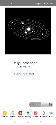 Android application Daily Horoscope screenshort