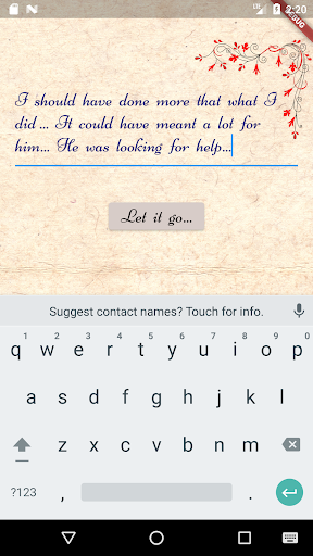 Let it go... Screen 2