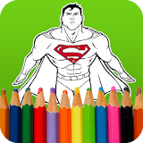 Super Hero Coloring Books icon