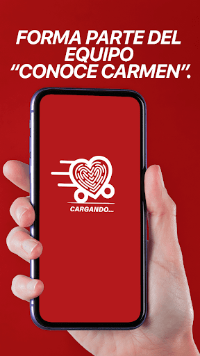 Android application Conoce Carmen Repartidor screenshort