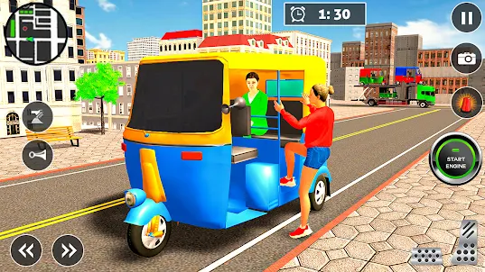 Auto Rickshaw Driving game 3d