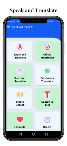 Speak and Translate Voice Screen 3