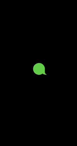 Android application 아이메세지 다크그린 카카오톡 테마 screenshort