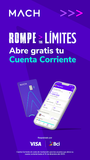 Android application MACH: Cuenta Corriente screenshort