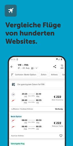 checkfelix: Flüge Hotels Autos Screen 2