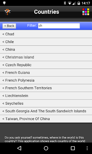 Countries Lite Screen 3