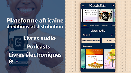 Android application FCaudioÉdit : Livres Audio & + screenshort