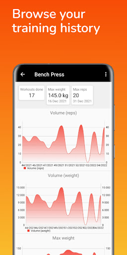 Stark Workout Log Screen 3