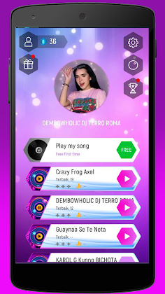 Domelipa Magic Tiles Hop Music - Screenshot 1