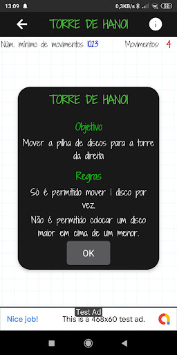 Torre de Hanói Screen 3