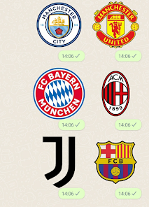 Screenshot 11 Football team Stickers android