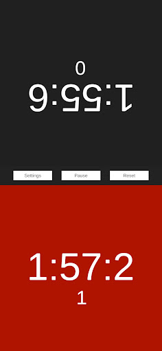 Android application Backgammon Clock screenshort
