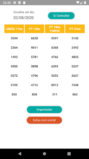 Android application União screenshort