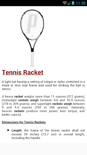 Sports Bats and Rackets